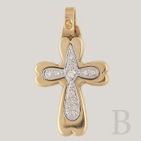 Γυναικείος σταυρός Κ18